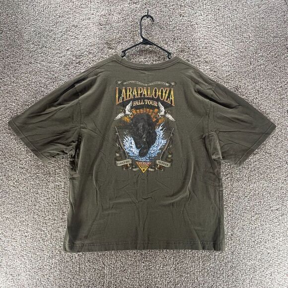 Columbia PHG Shirt Adult XLT Green Short Sleeve Lab Hunting Outdoors Mens Logo - Picture 1 of 10